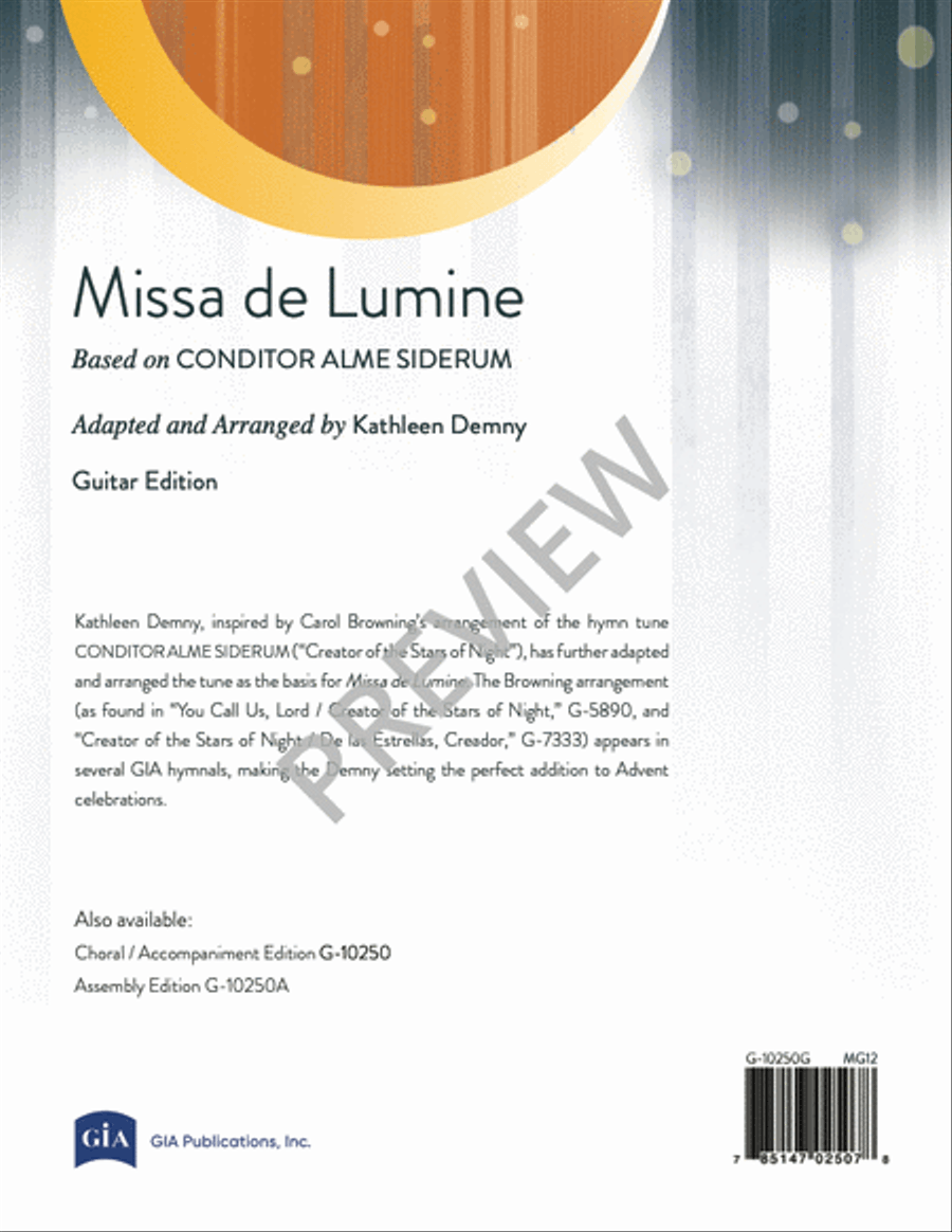 Missa de Lumine - Guitar edition Guitar scores gallery preview page 19