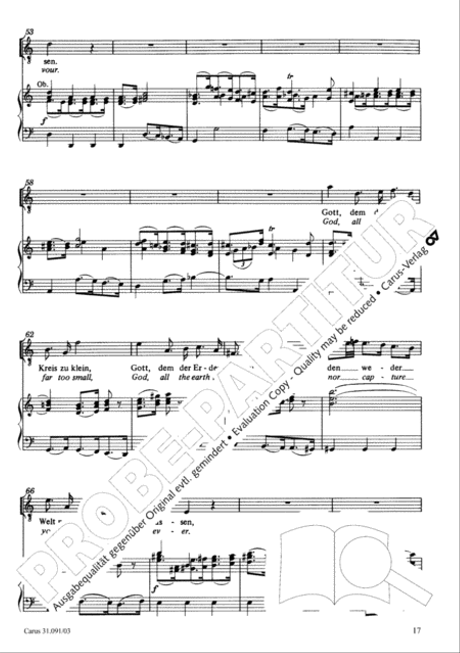 All praise to you, Lord Jesus Christ (Gelobet seist du, Jesu Christ) 4-Part scores gallery preview page 18