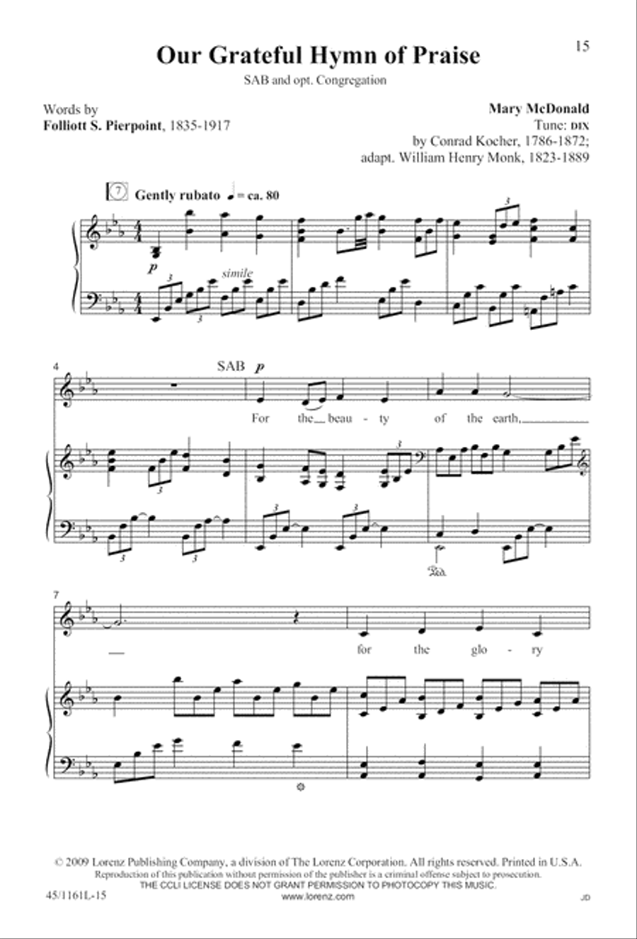 Hymns We Love to Sing Hymns We Love to Sing 3-Part scores gallery preview page 16