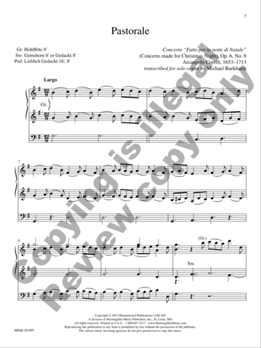 At the Cradle Organ scores gallery preview page 5
