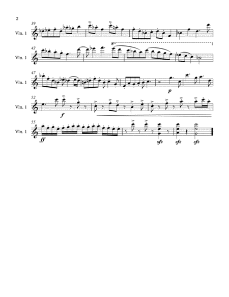 String Quartet in C Major Violin 1