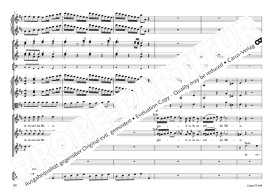 Messa per il Santissimo Natale 4-Part scores gallery preview page 25
