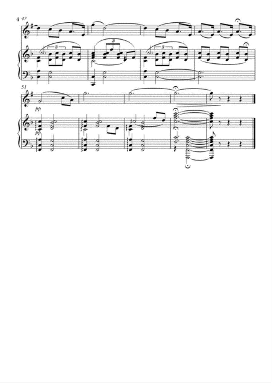 Cradle Song Cradle Song Bass Clarinet scores gallery preview page 4