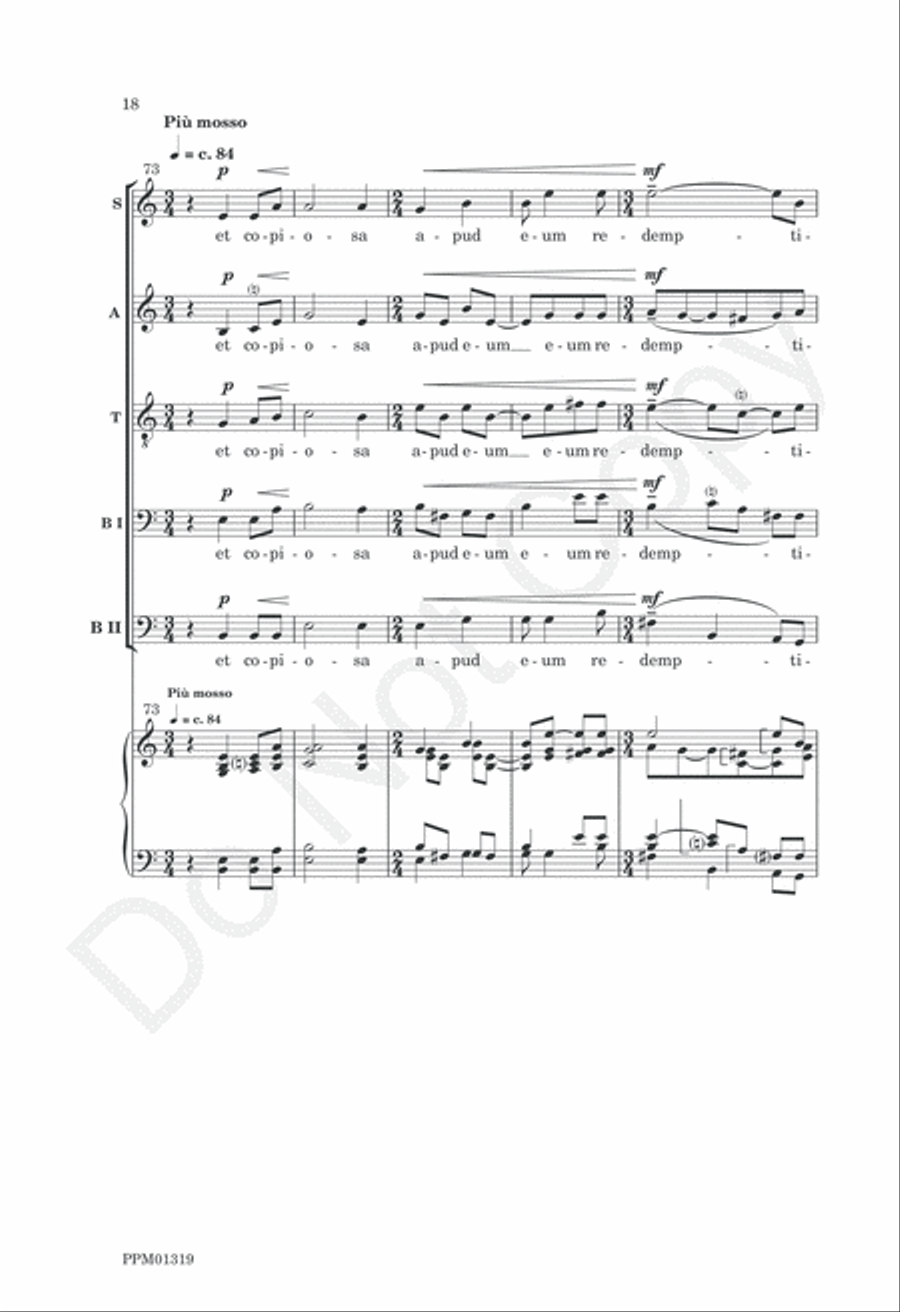 De Profundis A Cappella scores gallery preview page 21