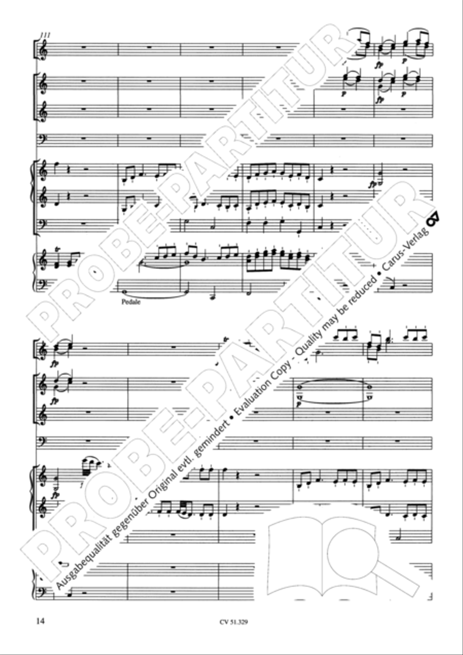 Sonata in C major Orchestra scores gallery preview page 15