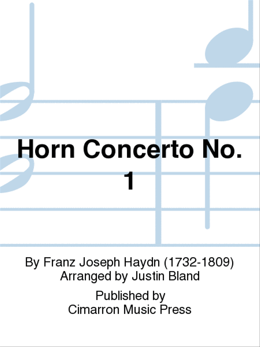 Horn Concerto No. 1 Woodwind Quintet scores gallery preview page 1