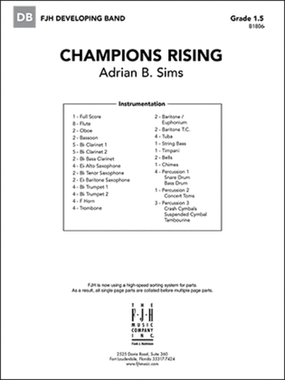 Book cover for Champions Rising