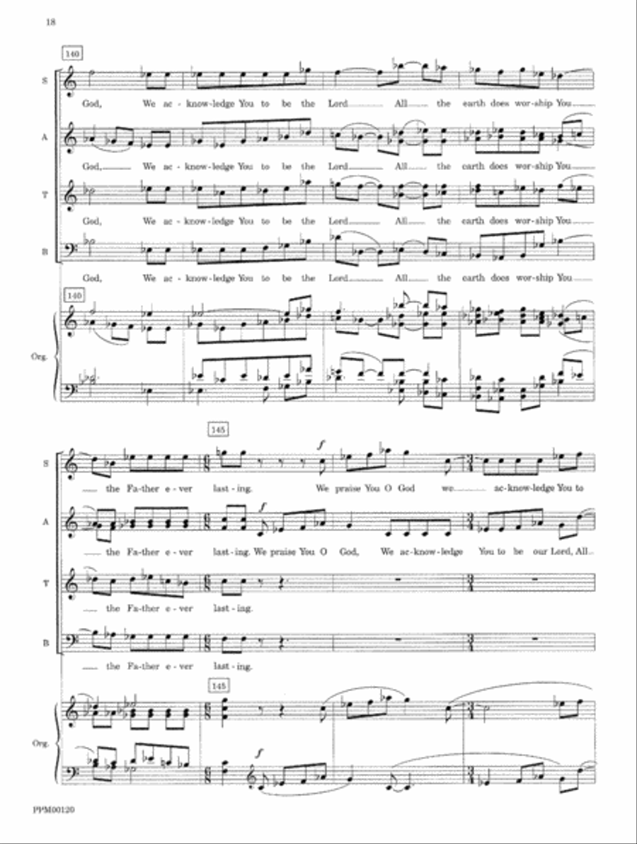 Transfiguration: An Ecumenical Mass Divisi scores gallery preview page 21