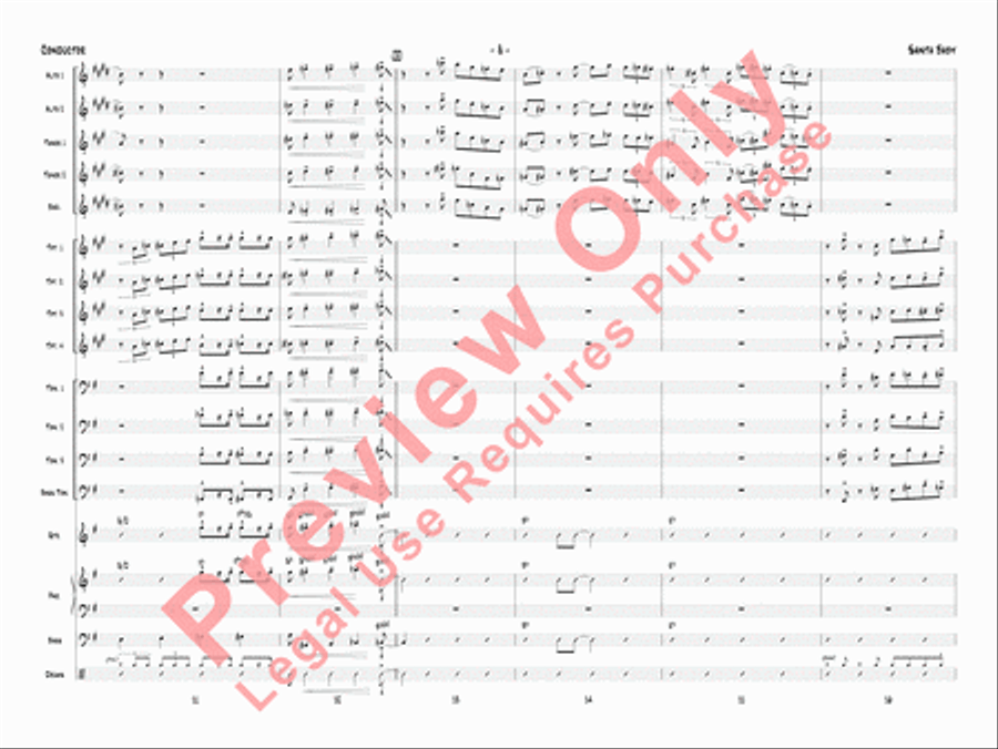 Santa Baby Jazz Ensemble scores gallery preview page 11