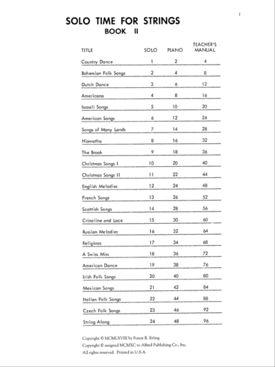 Solo Time for Strings, Book 2 Chamber Orchestra scores gallery preview page 2