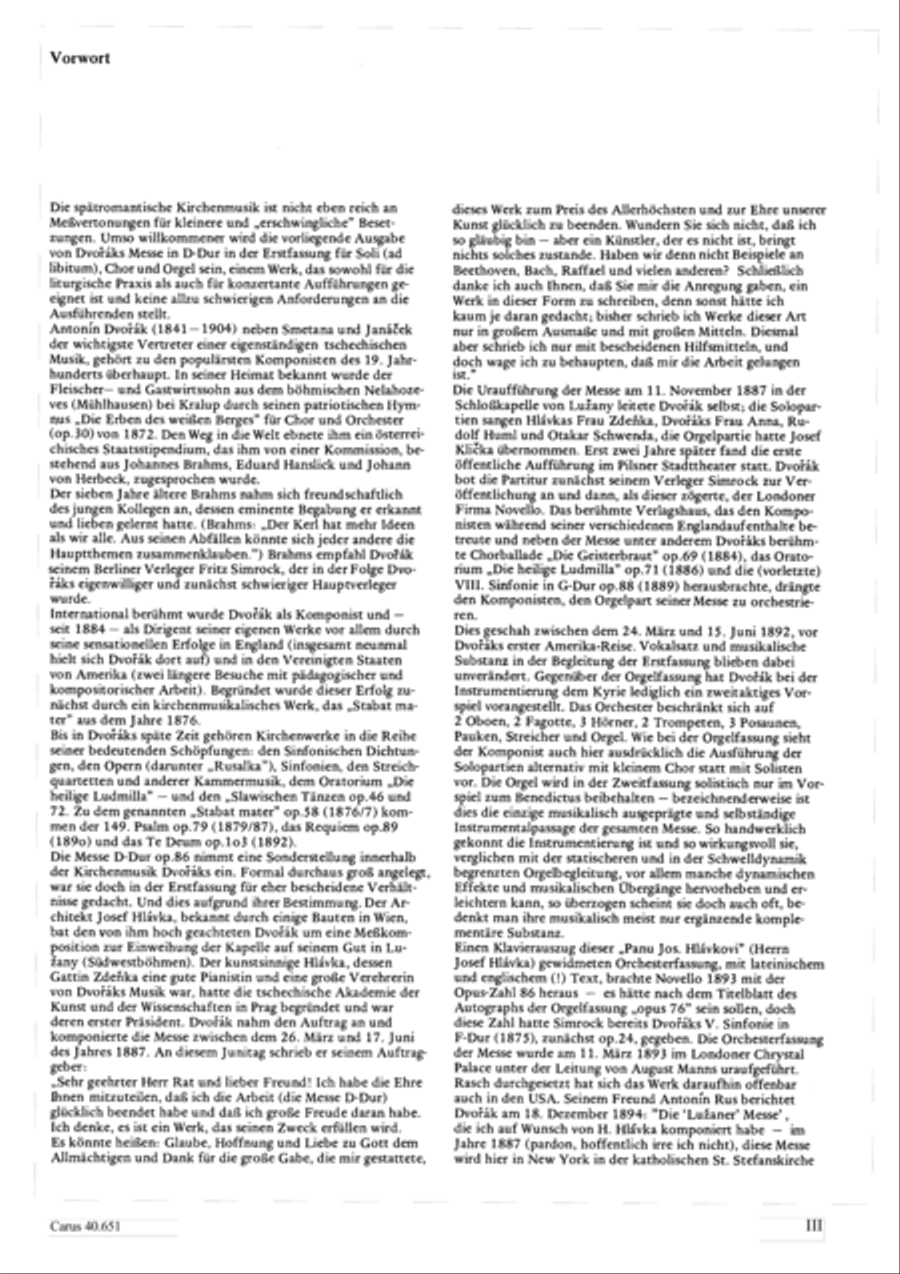Mass in D Major (Missa in D) 4-Part scores gallery preview page 4