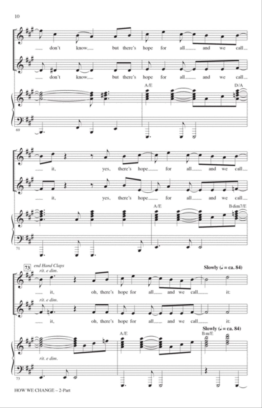 How We Change (Schmigadoon Finale) (from Schmigadoon!) (arr. Roger Emerson) 2-Part scores gallery preview page 9