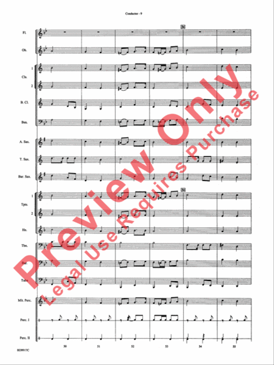 Barnum and Bailey's Favorite Concert Band scores gallery preview page 12