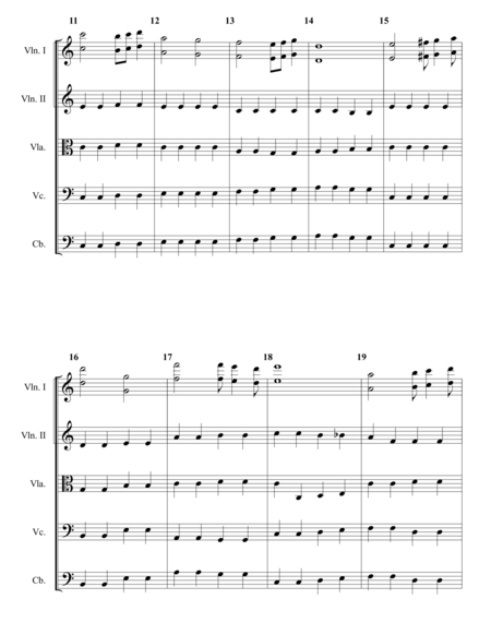 Pomp and Circumstance (String Orchestra parts optional use with band arrangement in C) image number null