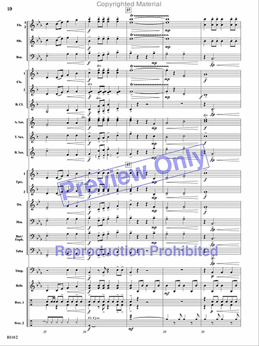 Jubilations! Concert Band scores gallery preview page 19