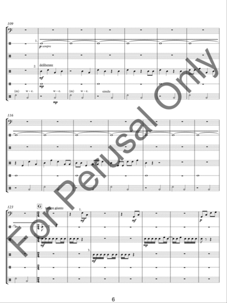 Divertimento Percussion scores gallery preview page 7