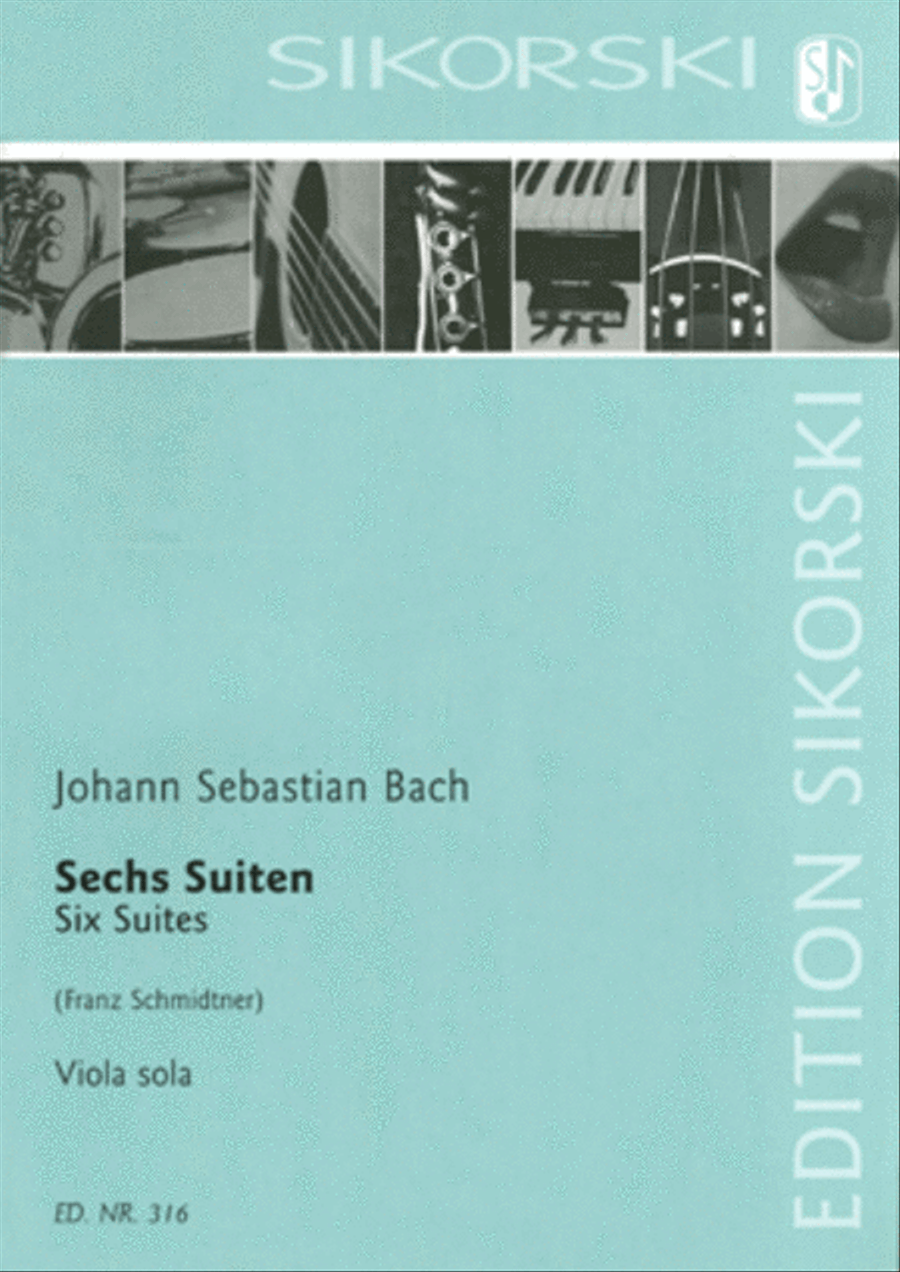 6 Suites Viola Solo scores gallery preview page 1