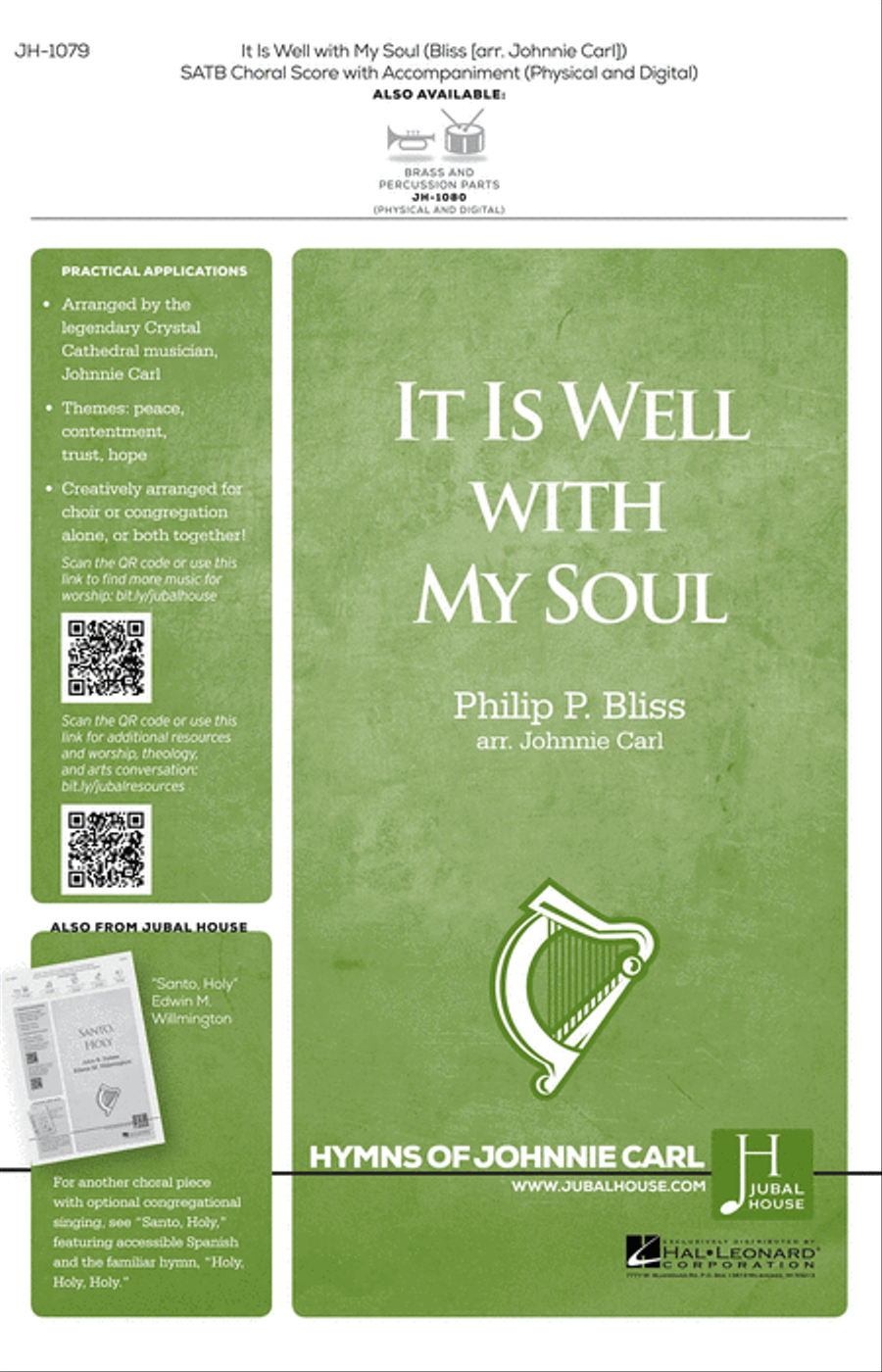 It Is Well with My Soul 4-Part scores gallery preview page 1