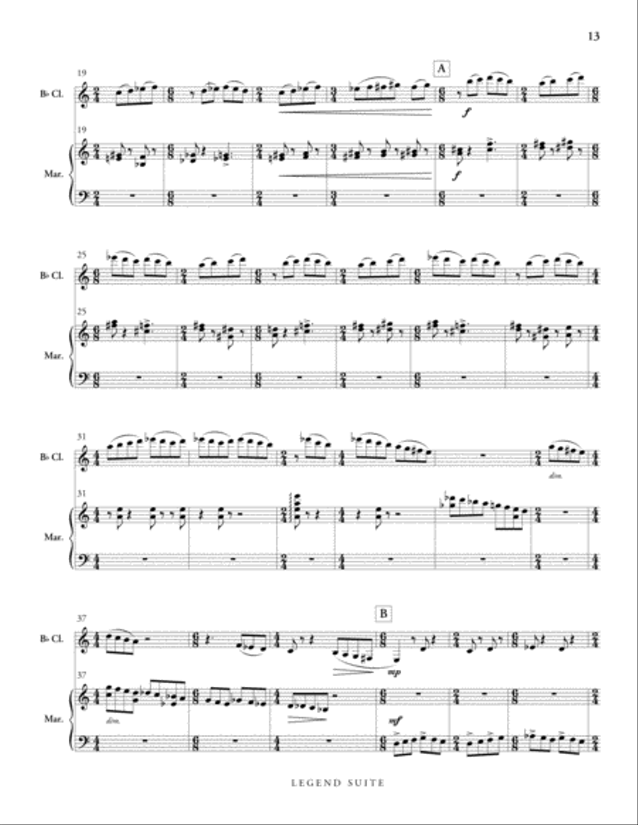 Legend Suite Clarinet scores gallery preview page 9