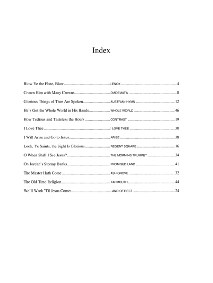 Hymns & Spirituals - Flute Flute Duet scores gallery preview page 4