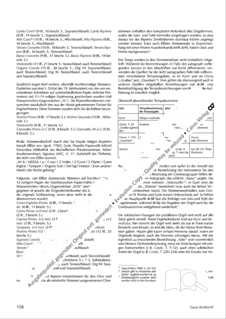 Grosse Orgelsolomesse in Es 4-Part scores gallery preview page 139