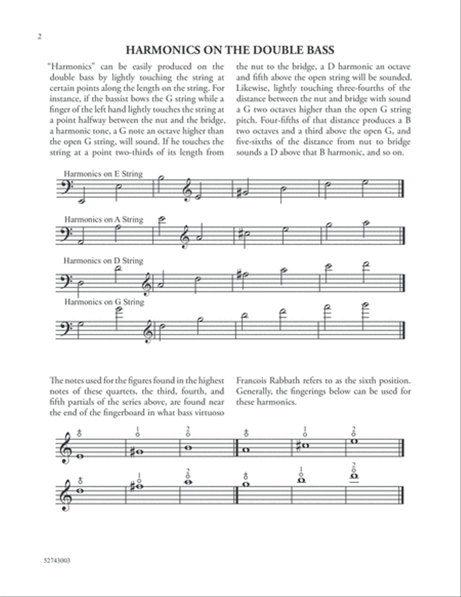 Ten Double Bass Quartets Ten Double Bass Quartets Double Bass scores gallery preview page 2