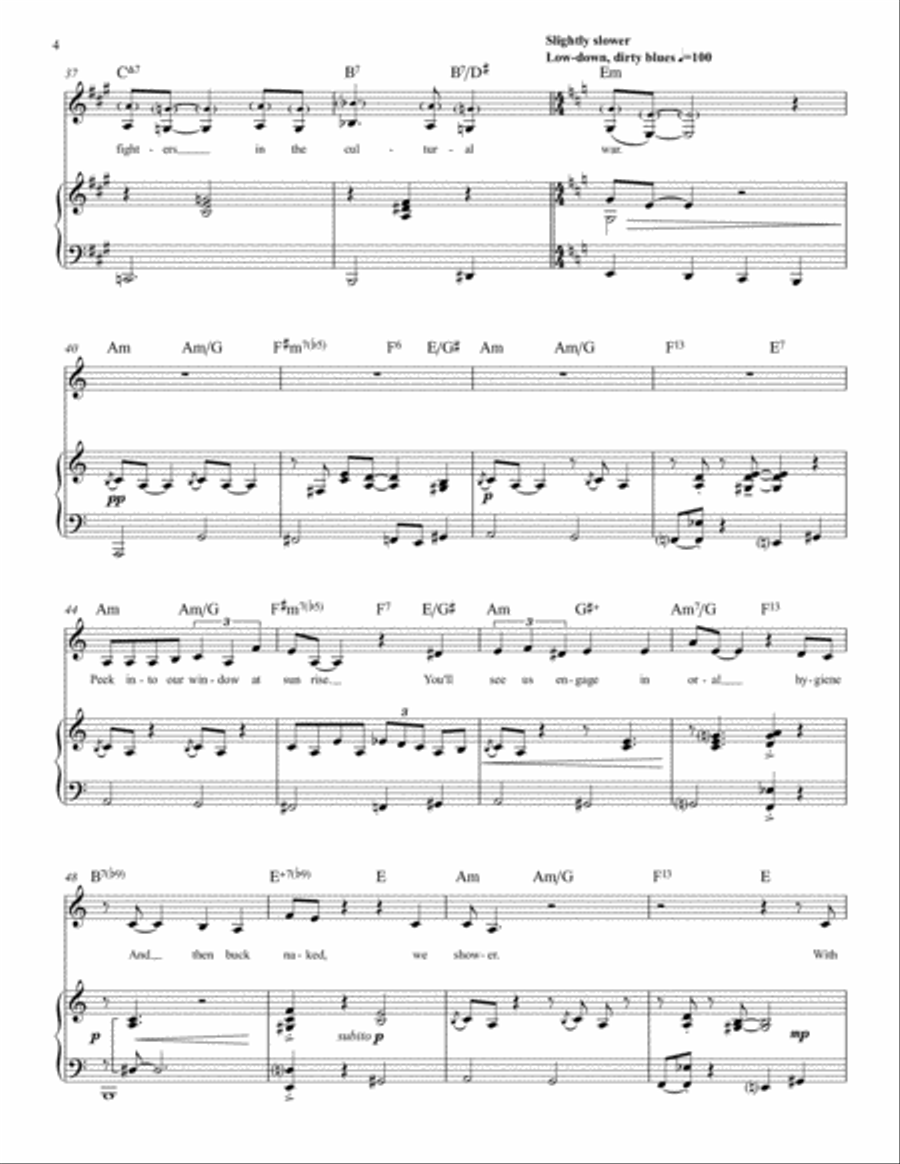 If People Like Me Marry (Starting Key: A-Major) Voice scores gallery preview page 4
