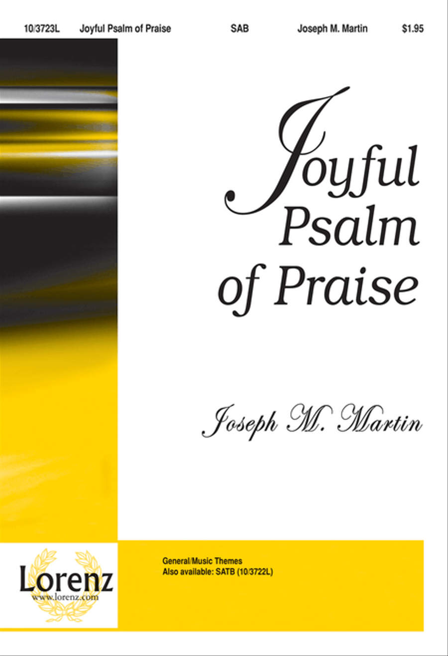 Joyful Psalm of Praise 3-Part scores gallery preview page 1