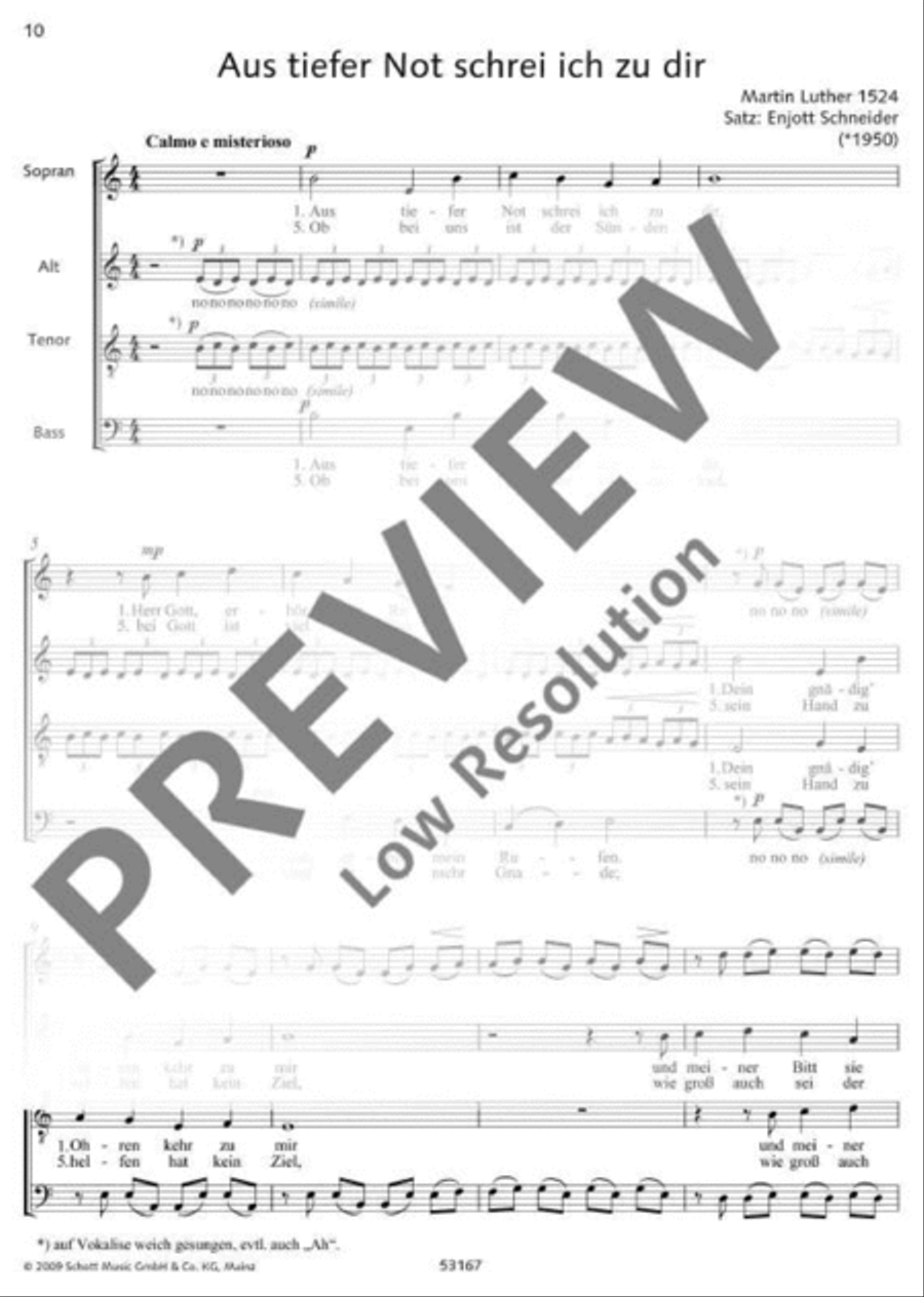 Ansbacher Chorbuch 4-Part scores gallery preview page 11