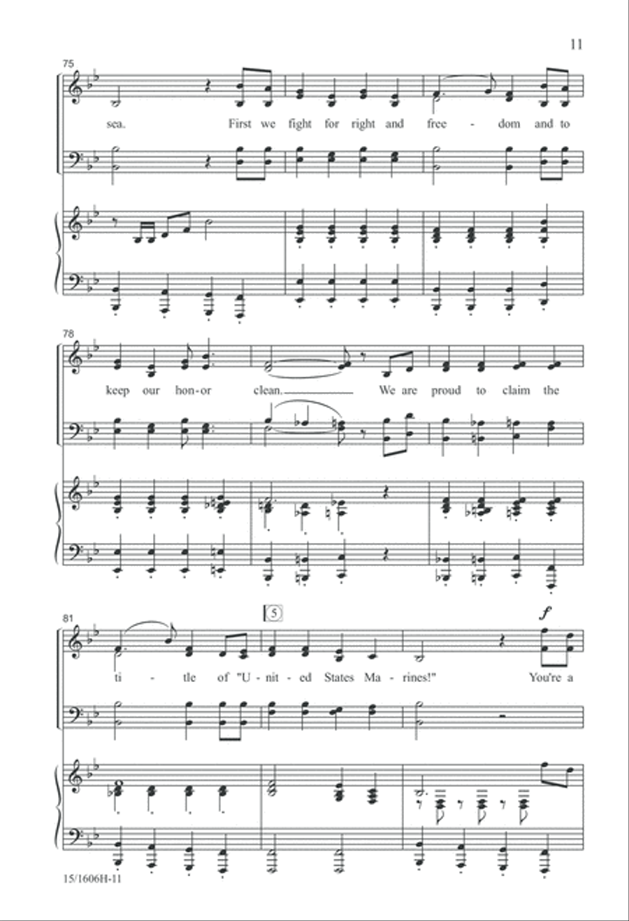 A Patriotic Salute 4-Part scores gallery preview page 11