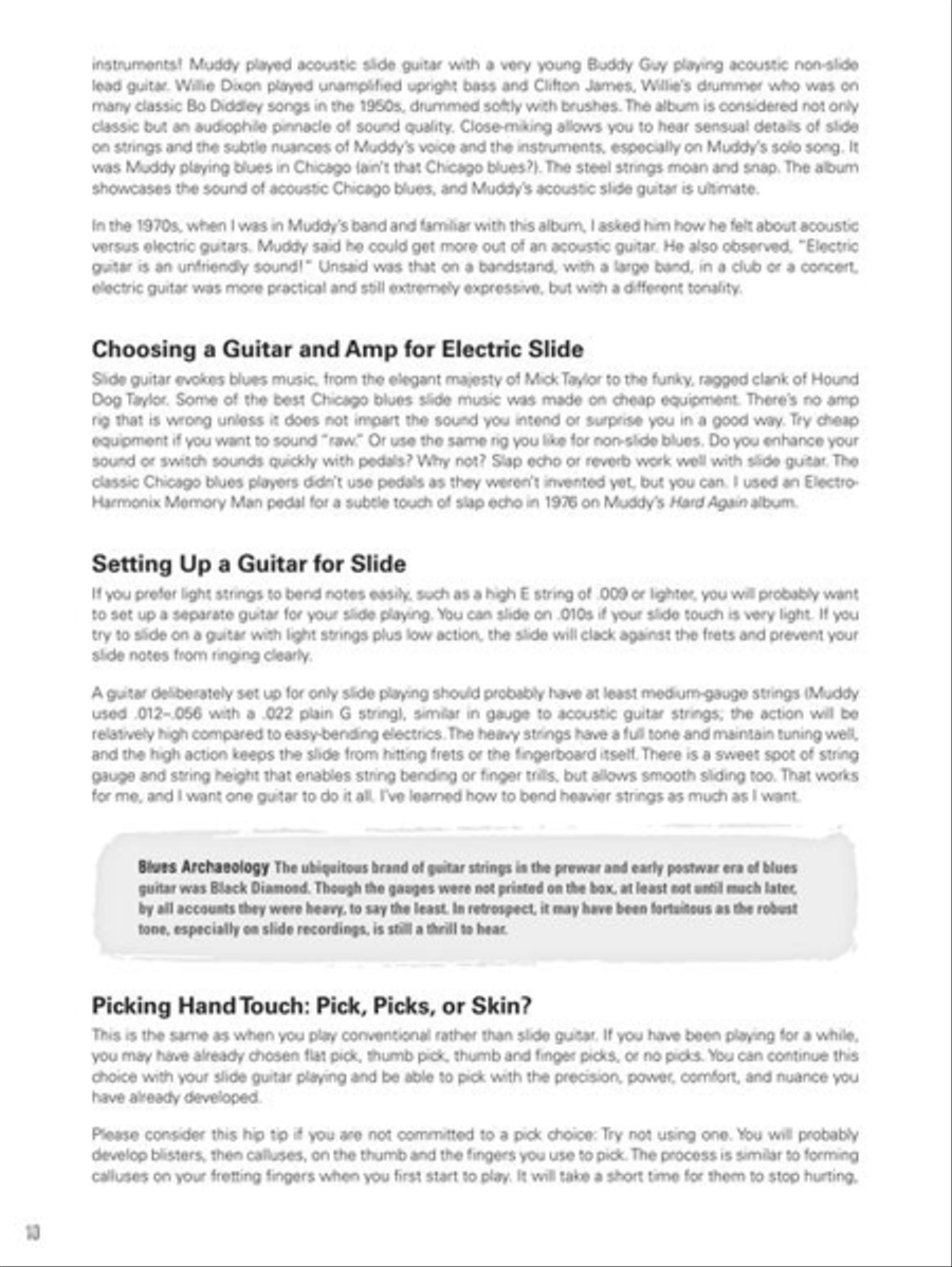 Chicago Blues Slide Guitar Electric Guitar scores gallery preview page 10