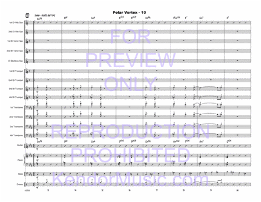 Polar Vortex Polar Vortex Jazz Ensemble scores gallery preview page 11