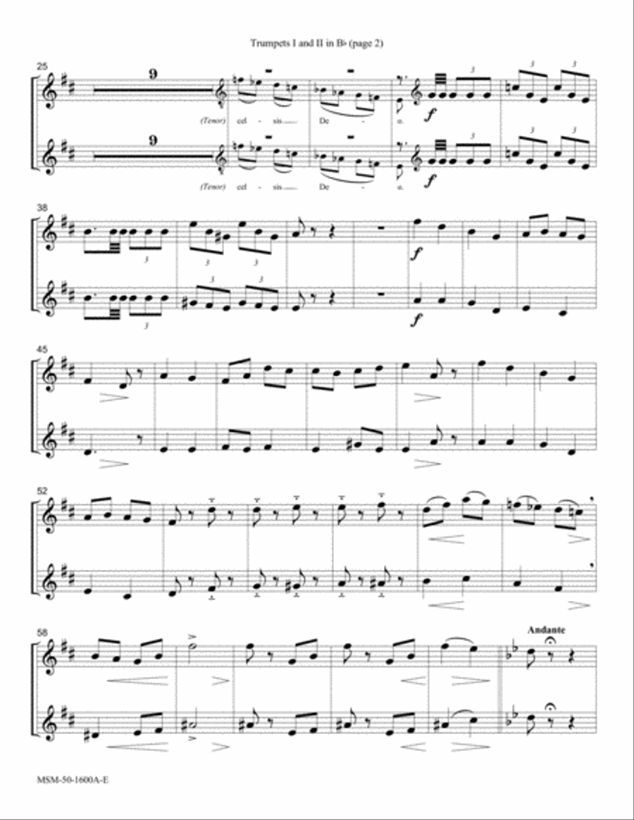 Gloria Choir scores gallery preview page 2