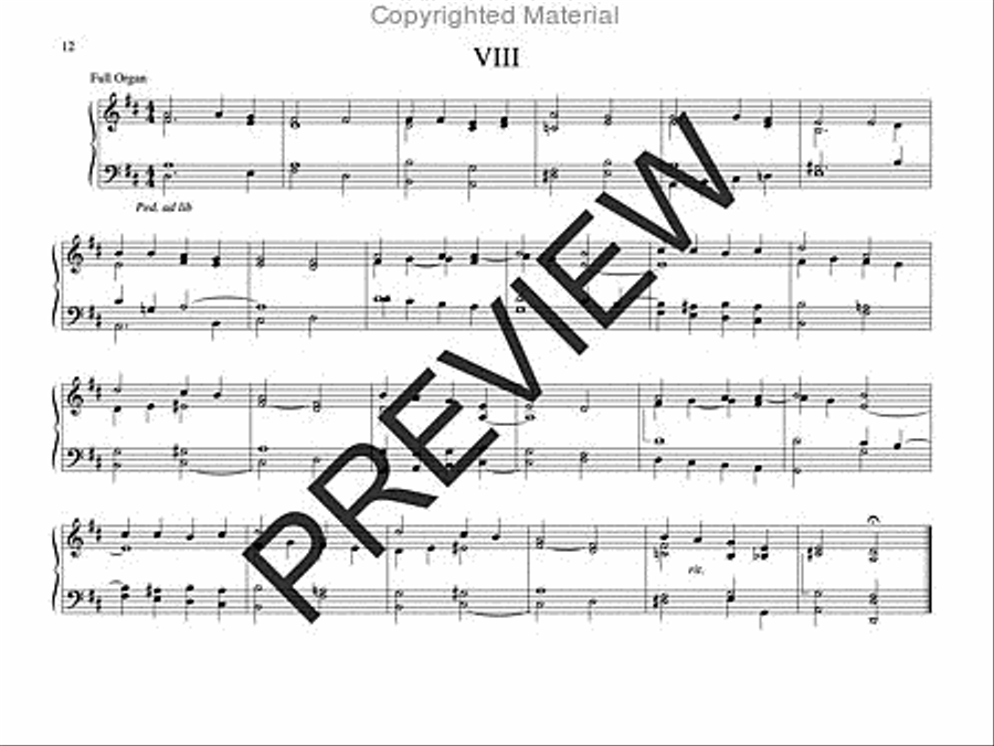 Variations on a Polish Hymn for Organ Organ Solo scores gallery preview page 11