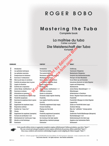 Mastering the Tuba - complete book