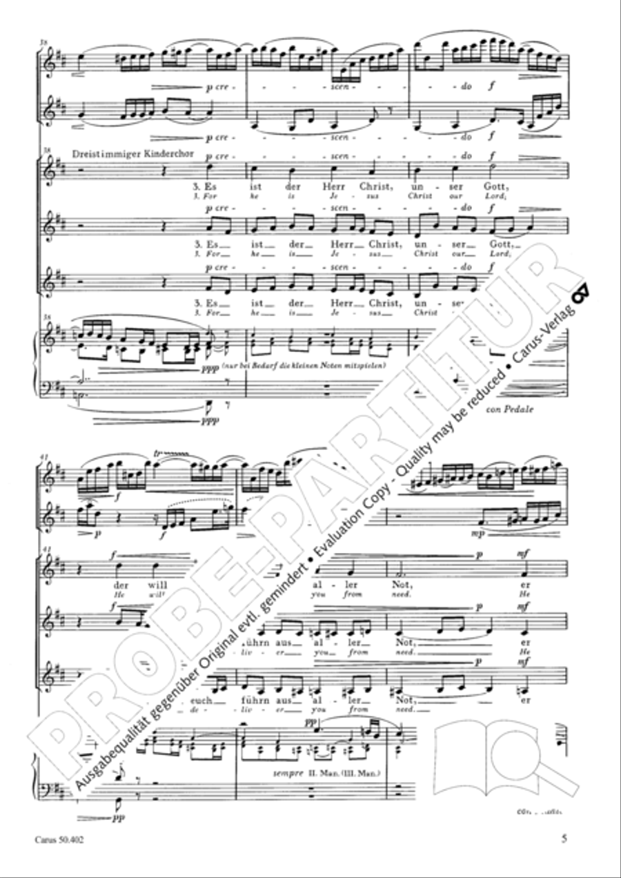 From heav'n above to earth I come (Vom Himmel hoch, da komm ich her) SSAA scores gallery preview page 8