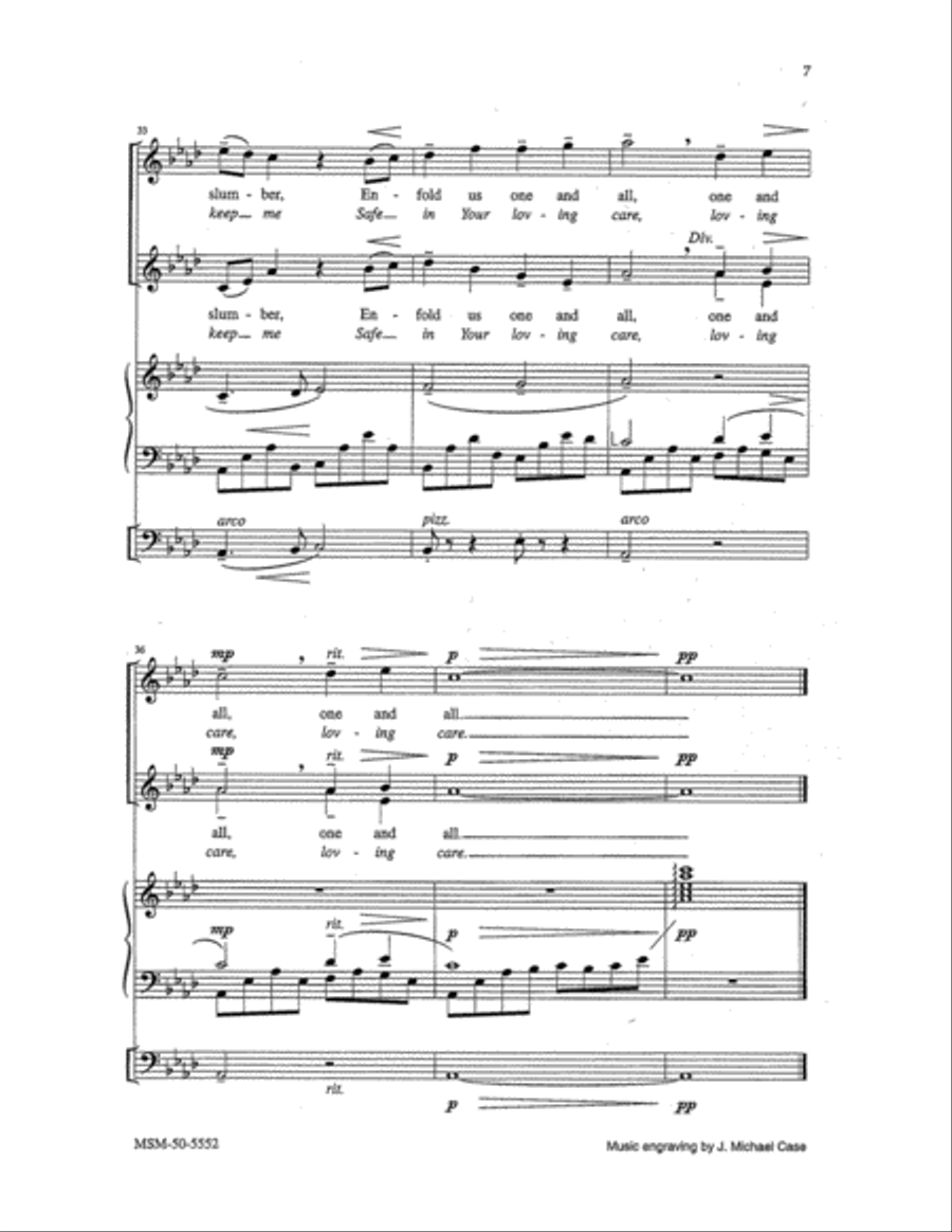 Thy Holy Wings (I Lift My Soul) Unison Choir scores gallery preview page 5