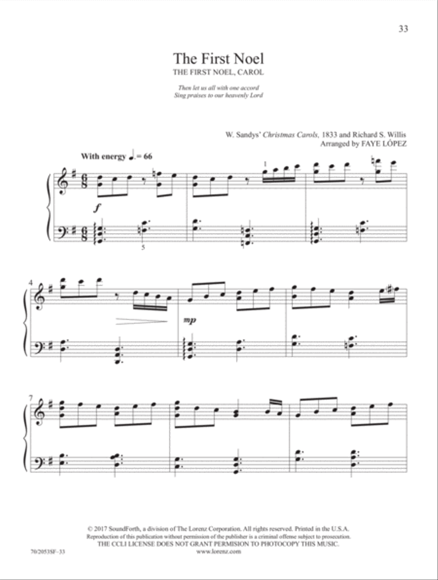 Peace on Earth Piano Solo scores gallery preview page 20