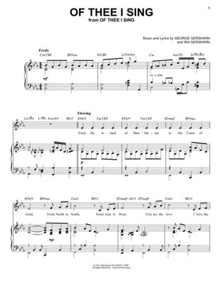 Of Thee I Sing [Jazz version] (arr. Brent Edstrom)