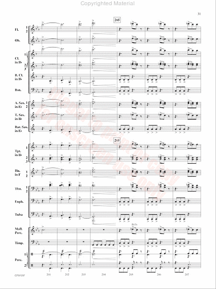 Instinct Concert Band scores gallery preview page 32