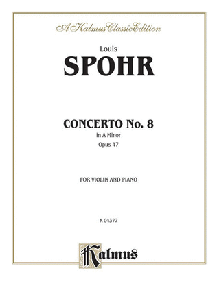 Book cover for Concerto No. 8, Op. 47
