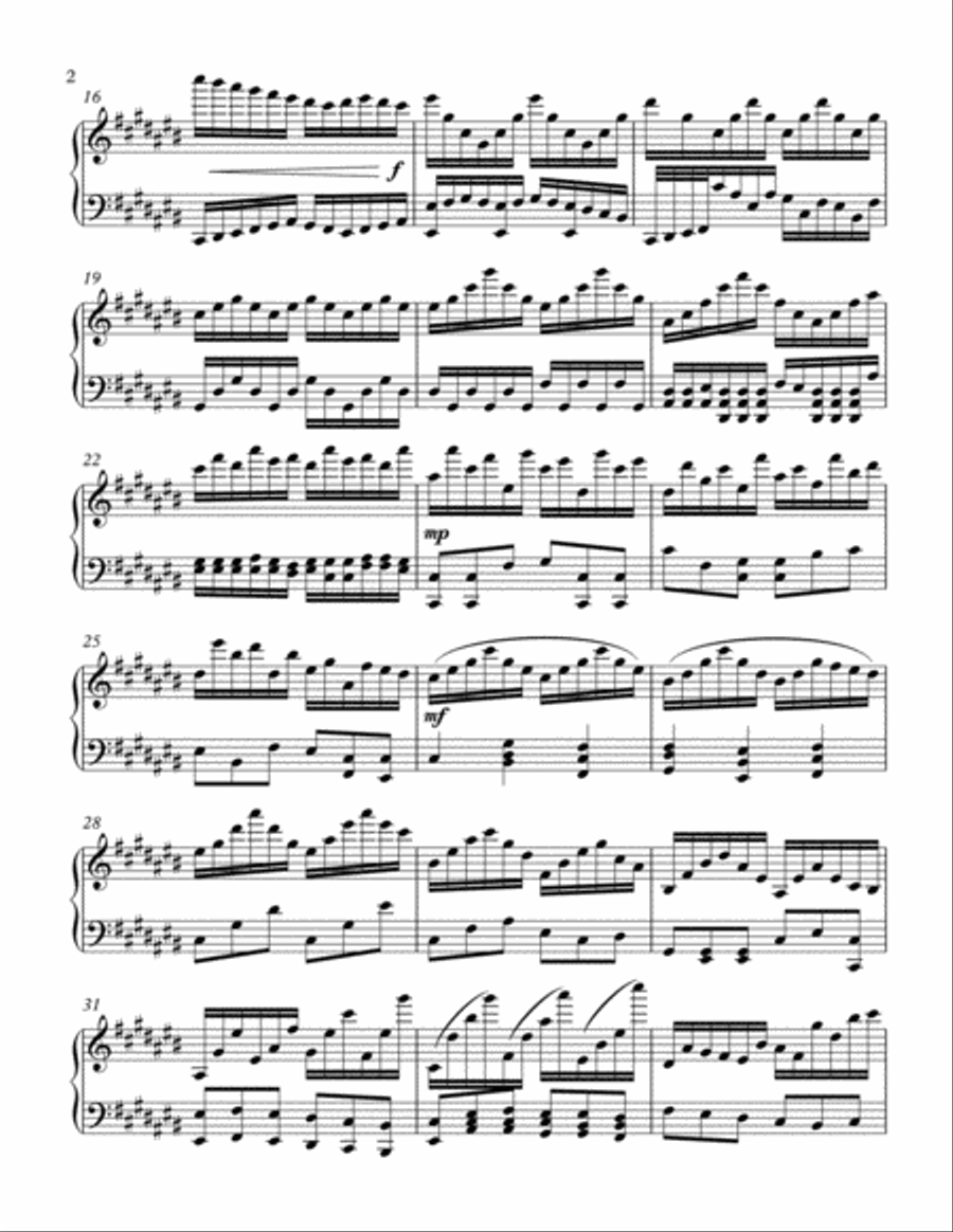 Frantic Piano Method scores gallery preview page 2
