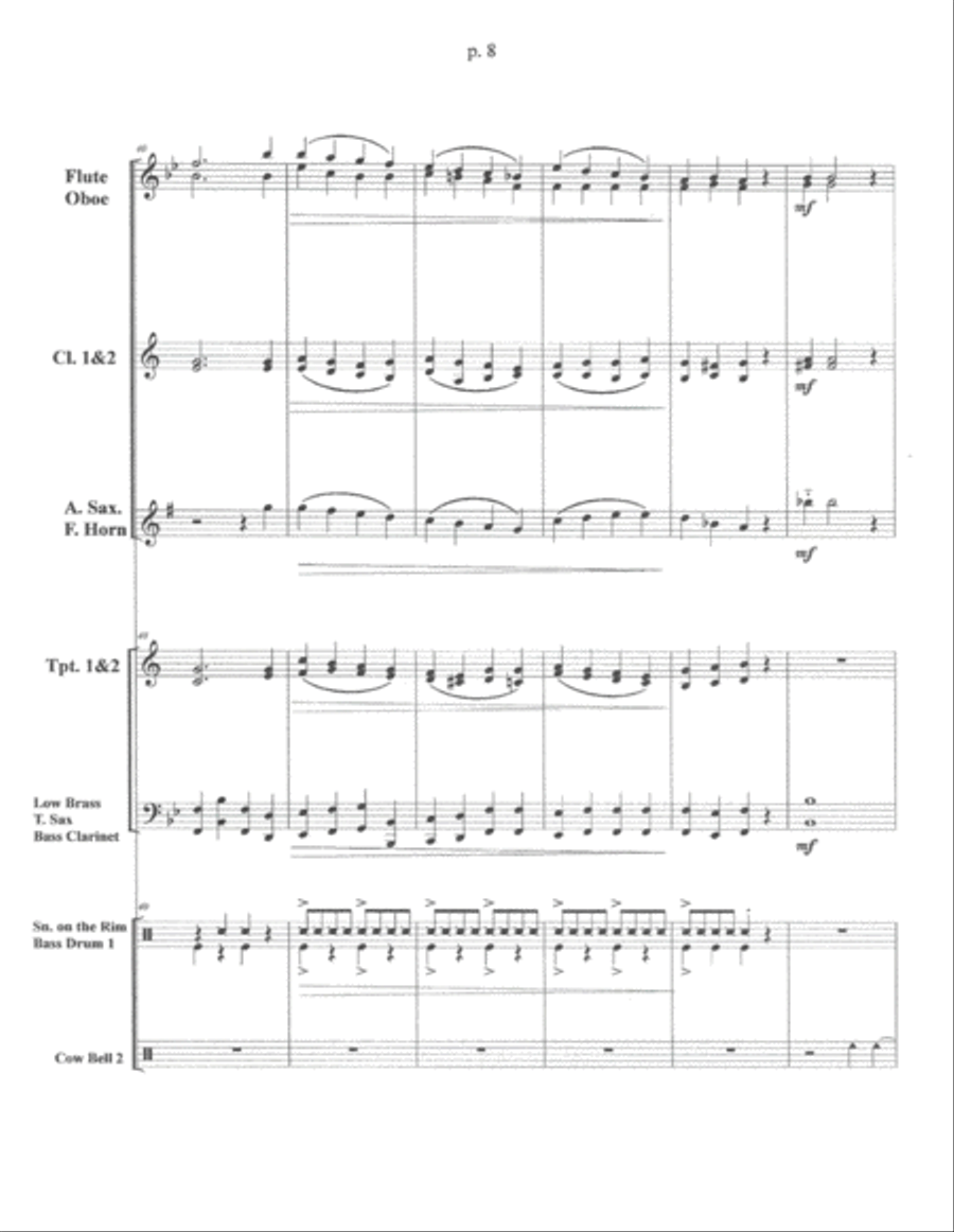 CHUGGA CHUGGA CHOO CHOO Concert Band scores gallery preview page 4