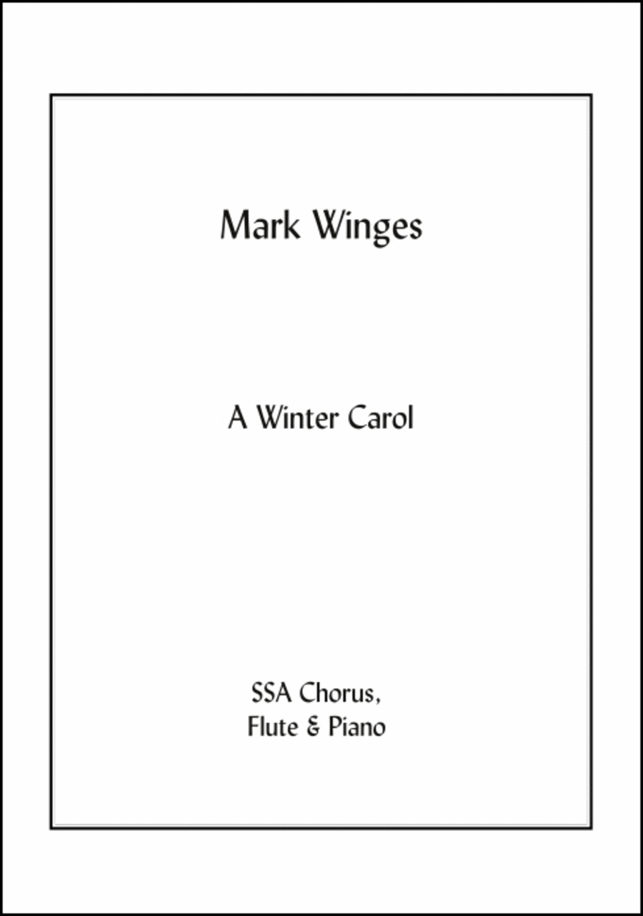 Book cover for A Winter Carol