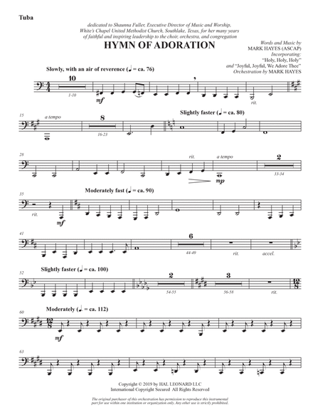 Hymn of Adoration - Tuba