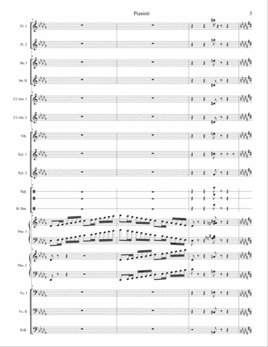 Pianists Large Ensemble scores gallery preview page 3