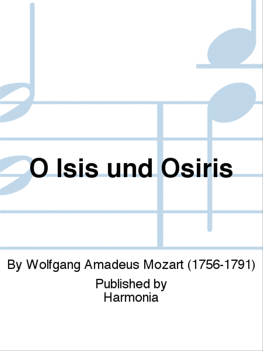 O Isis und Osiris TTBB scores gallery preview page 1