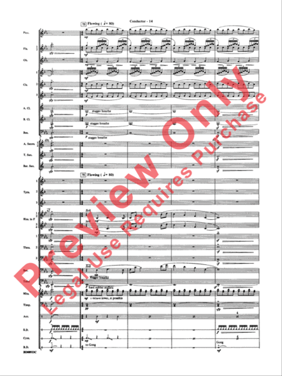 Symphonic Festival Symphonic Festival Concert Band scores gallery preview page 17