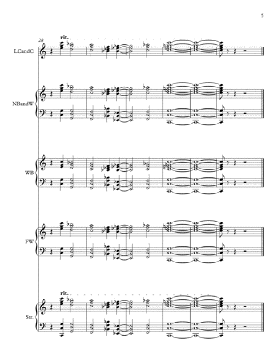 Beyond the Horizon Small Ensemble scores gallery preview page 5