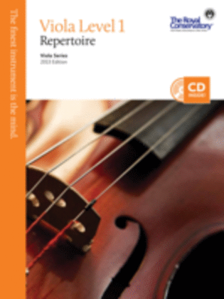 Book cover for Viola Repertoire 1